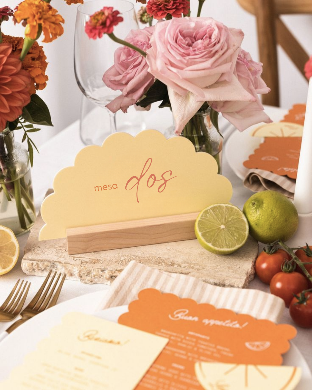 Table Number Papel con Corte