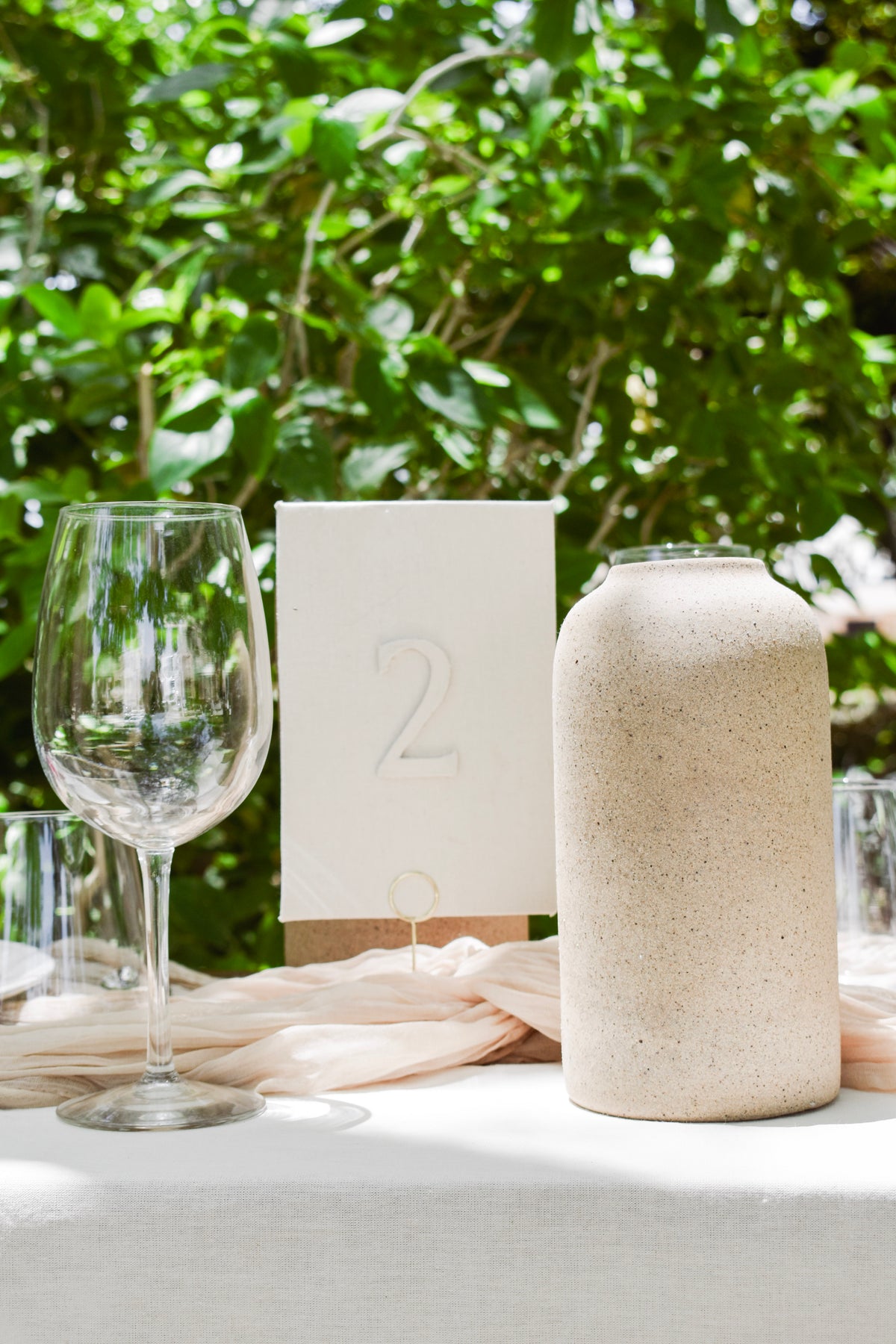 Table Number en Tela 3D