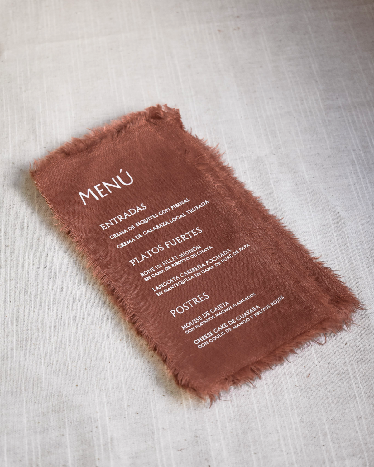 Color Fabric Menu