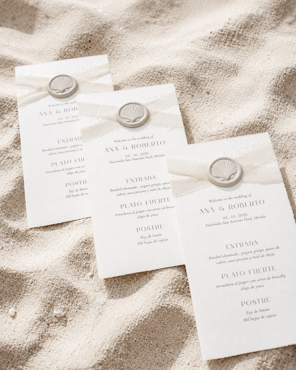 Menú Papel Premium