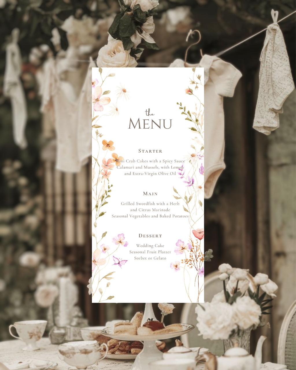 Menú Papel Premium