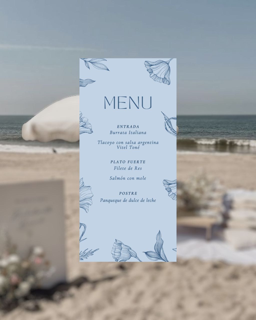 Menú Papel Premium